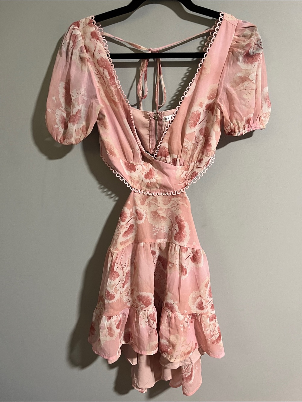 Saints + Secrets Floral Cut Out Dress